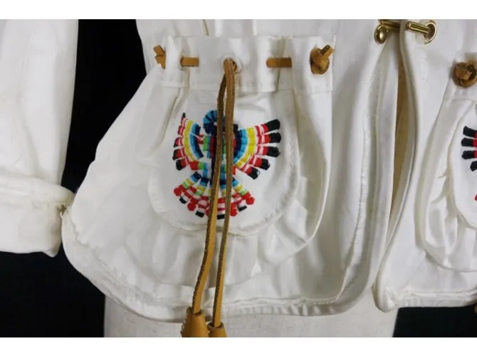 Dsquared2  Chaqueta Blanca Embellecida Blanco 