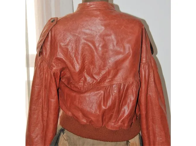 Kenzo Chaqueta de motorista Naranja Caramelo 