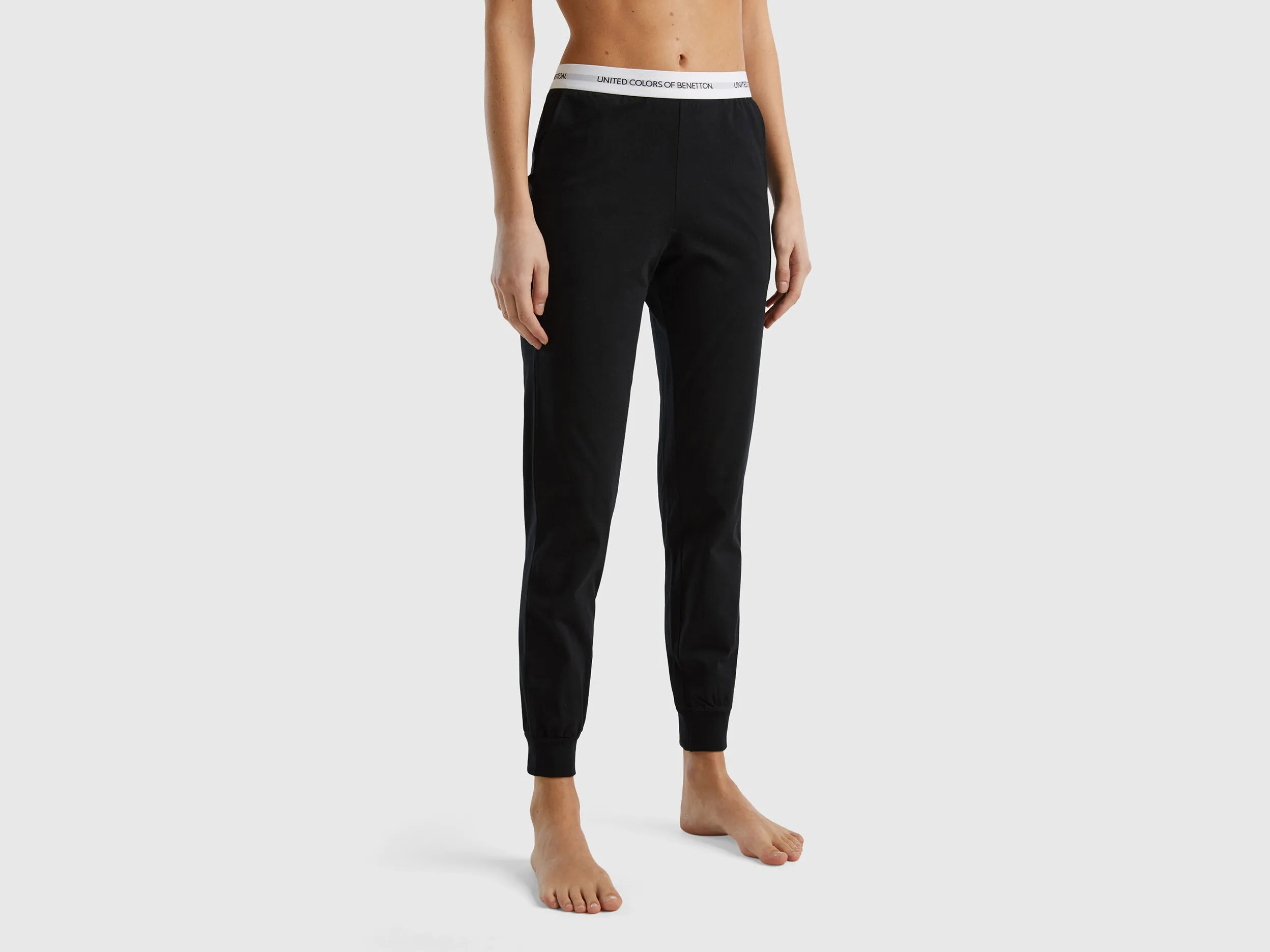 Pantalón con elástico con logotipo