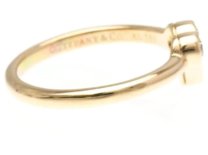 Tiffany & Co Anillo de diamante sentimental Tiffany en oro rosa Dorado 