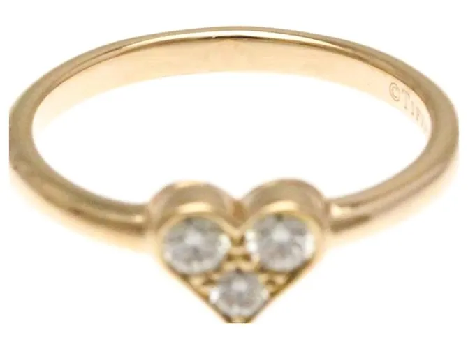 Tiffany & Co Anillo de diamante sentimental Tiffany en oro rosa Dorado 